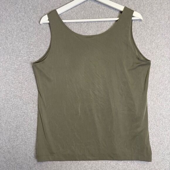 Easywear by Chico's Women's Size 3, L, Gray Sleeveless Tank Top Shirt - Picture 2 of 6